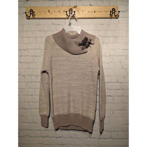 😊 Cleo petites cowl sweater size medium